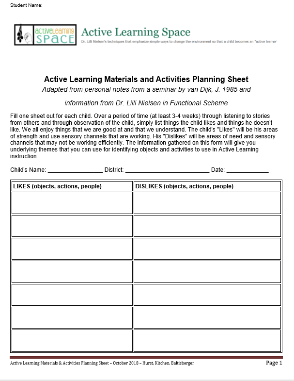 Forms - Active Learning Space